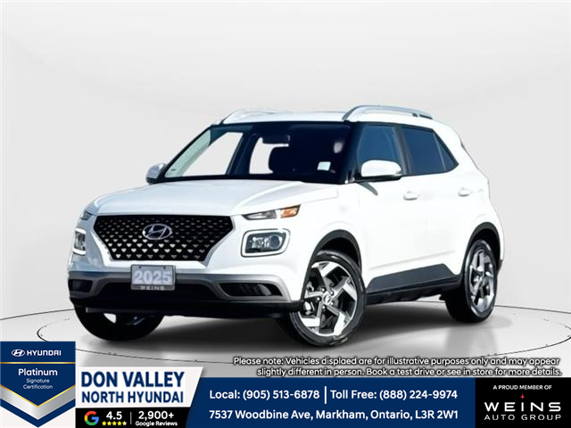 2025 Hyundai Venue Ultimate w/Black Interior (IVT) (Stk: 16U101622) in Markham - Image 1 of 26