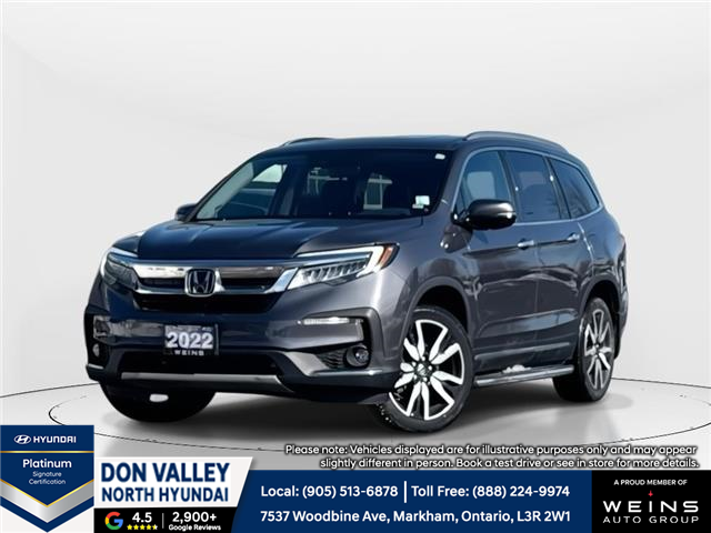 2022 Honda Pilot Touring 7P (Stk: 25101567A) in Markham - Image 1 of 12