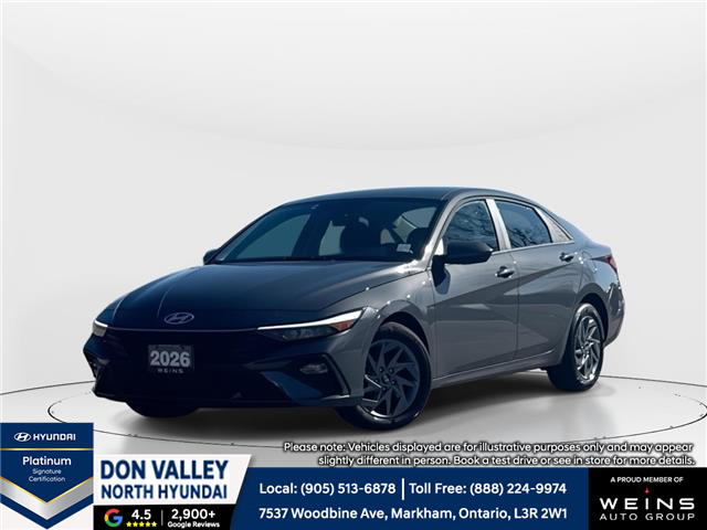 2026 Hyundai Elantra Preferred (Stk: 16U101718) in Markham - Image 1 of 28