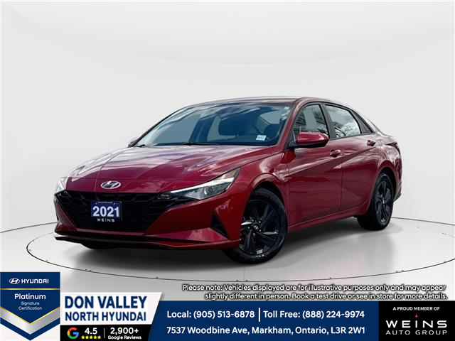2021 Hyundai Elantra Preferred (Stk: 16105366A) in Markham - Image 1 of 14