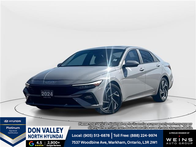2024 Hyundai Elantra Preferred w/Tech Package (Stk: 16105027A) in Markham - Image 1 of 14