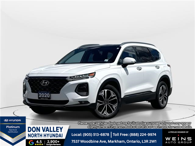 2020 Hyundai Santa Fe Ultimate 2.0 (Stk: 16105565A) in Markham - Image 1 of 12