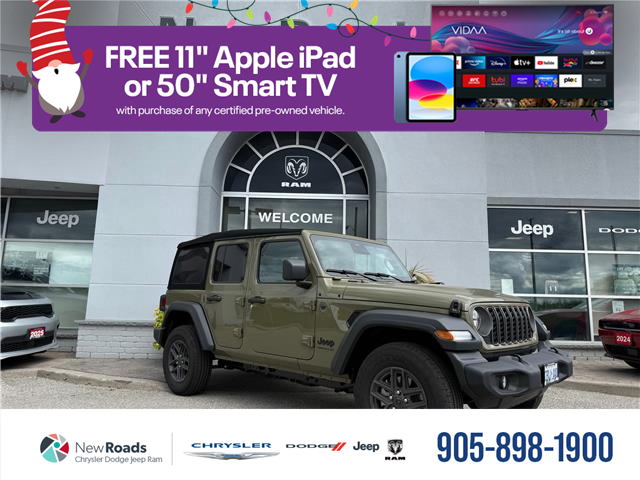 2025 Jeep Wrangler Sport (Stk: W22840) in Newmarket - Image 1 of 12