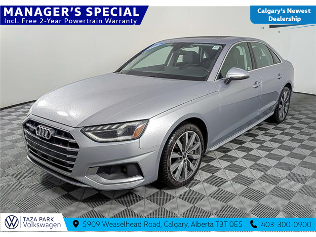 2023 Audi A4 45 Komfort (Stk: TU0122) in Calgary - Image 1 of 25 2023 Audi A4 45 Komfort (Stk: TU0122) in Calgary - Image 1 of 25