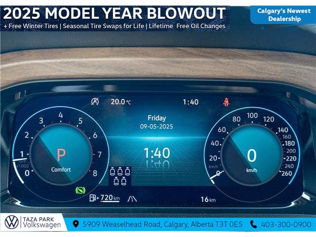 2025 Volkswagen Atlas 2.0 TSI Comfortline (Stk: TS-0310) in Calgary - Image 17 of 21