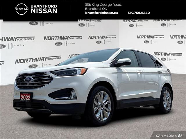 2022 Ford Edge Titanium (Stk: DR1043) in Brantford - Image 1 of 23