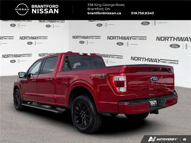 2021 Ford F-150 Lariat (Stk: 5F12175A) in Brantford - Image 4 of 22
