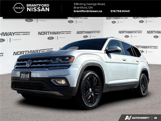 2019 Volkswagen Atlas 3.6 FSI Highline (Stk: DR1055A) in Brantford - Image 1 of 23