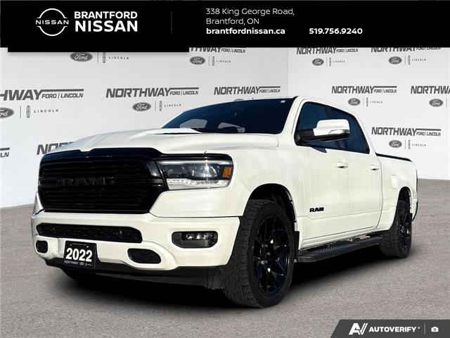 2022 RAM 1500 Sport 1C6SRFTT6NN179993 5F13923A in Brantford