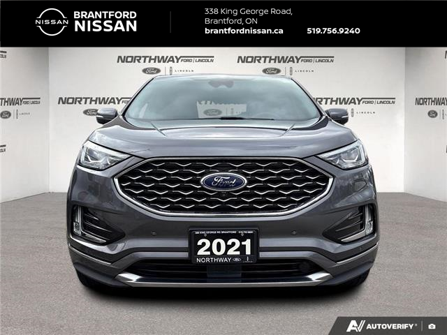 2021 Ford Edge Titanium (Stk: 5EC7841A) in Brantford - Image 2 of 23