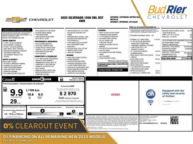 2025 Chevrolet Silverado 1500 RST (Stk: 2-243144) in Paisley - Image 2 of 25