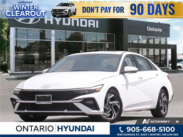 2025 Hyundai Elantra Preferred w/Tech Package (Stk: ONH919504) in Whitby - Image 1 of 26 2025 Hyundai Elantra Preferred w/Tech Package (Stk: ONH919504) in Whitby - Image 1 of 26