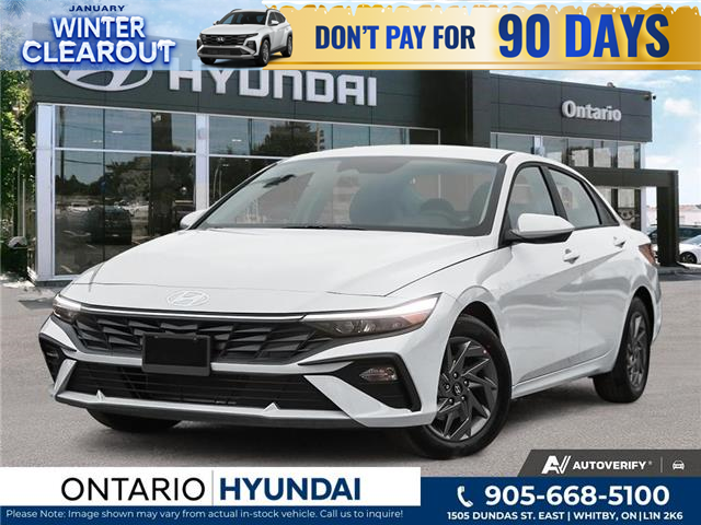 2025 Hyundai Elantra Preferred (Stk: 7-1131) in Whitby - Image 1 of 23 2025 Hyundai Elantra Preferred (Stk: 7-1131) in Whitby - Image 1 of 23