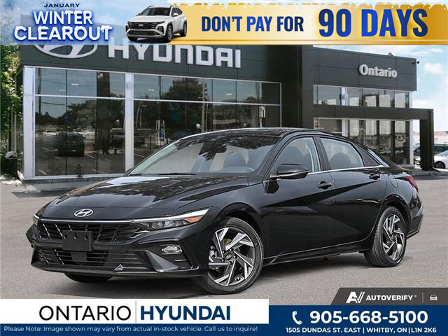 2025 Hyundai Elantra Luxury w/Two-Tone Interior (Stk: 7-1231) in Whitby - Image 1 of 24 2025 Hyundai Elantra Luxury w/Two-Tone Interior (Stk: 7-1231) in Whitby - Image 1 of 24