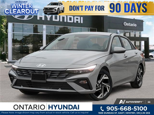 2025 Hyundai Elantra Preferred w/Tech Package (Stk: 7-1293) in Whitby - Image 1 of 25