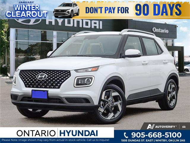 2026 Hyundai Venue Ultimate w/Black Interior (IVT) (Stk: 7-1497) in Whitby - Image 1 of 24