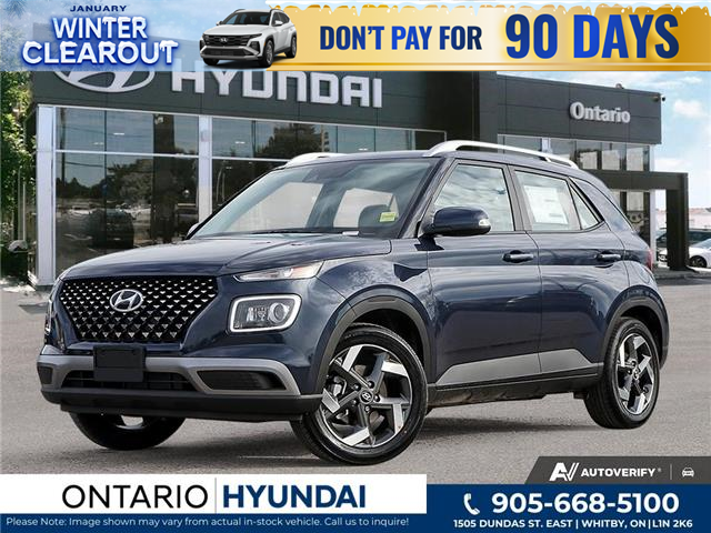2026 Hyundai Venue Ultimate w/Denim Interior (IVT) (Stk: 7-1548) in Whitby - Image 1 of 24