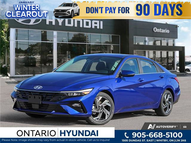 2026 Hyundai Elantra Luxury w/Two-Tone Interior (Stk: 7-1601) in Whitby - Image 1 of 25