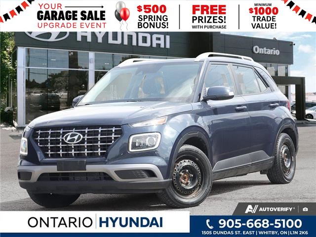 2020 Hyundai Venue Ultimate w/Black Interior (IVT) (Stk: 7-1431A) in Whitby - Image 1 of 26