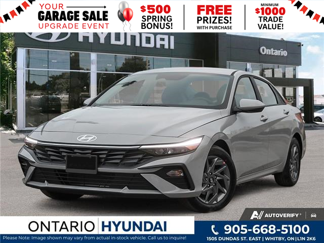 2026 Hyundai Elantra Preferred (Stk: 7-1780) in Whitby - Image 1 of 25
