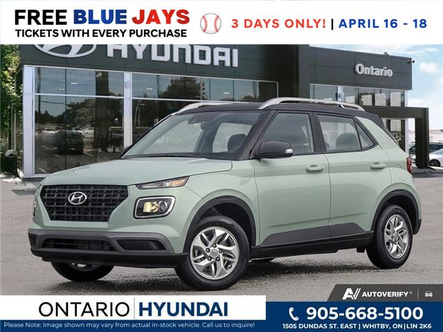 2026 Hyundai Venue Preferred w/Two-Tone (Stk: 7-1819) in Whitby - Image 1 of 27