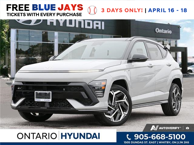 2024 Hyundai Kona 1.6T N Line w/Two-Tone Roof (Stk: 7-1748A) in Whitby - Image 1 of 27
