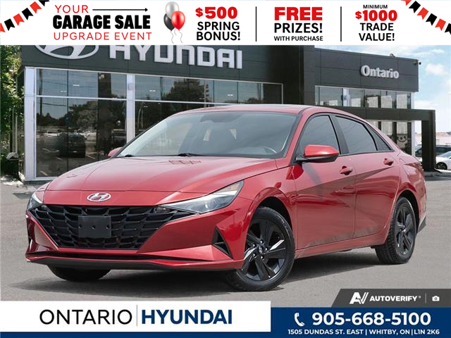 2022 Hyundai Elantra Preferred w/Sun & Tech Pkg (Stk: 7-1118A) in Whitby - Image 1 of 28