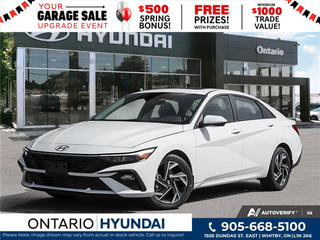 2026 Hyundai Elantra Preferred w/Tech Package (Stk: 7-1860) in Whitby - Image 1 of 26 2026 Hyundai Elantra Preferred w/Tech Package (Stk: 7-1860) in Whitby - Image 1 of 26