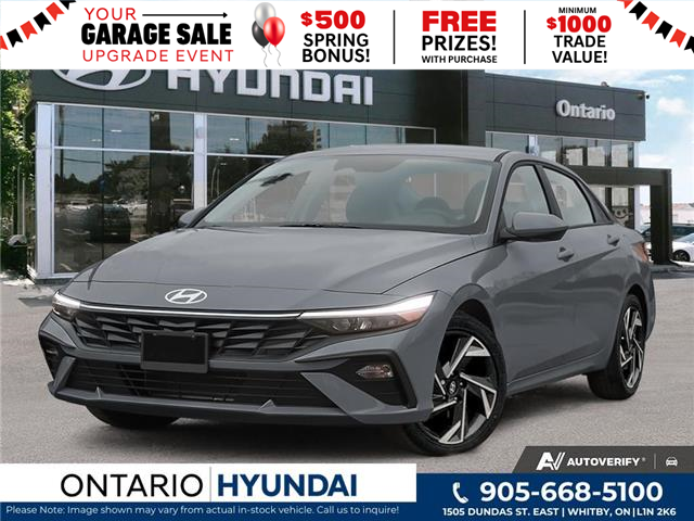 2026 Hyundai Elantra Preferred w/Tech Package (Stk: 7-1861) in Whitby - Image 1 of 24