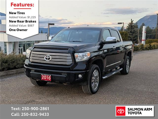 2016 Toyota Tundra Platinum 5.7L V8 (Stk: S52560T) in Salmon Arm - Image 1 of 25