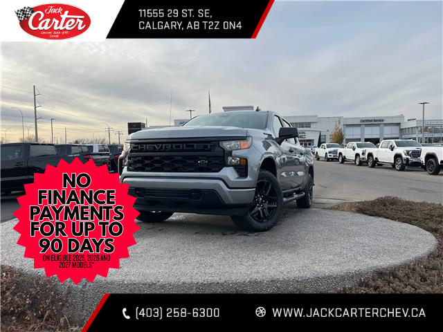 2026 Chevrolet Silverado 1500 Custom (Stk: TG163852) in Calgary - Image 1 of 20