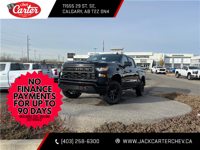 2026 Chevrolet Silverado 1500 Custom Trail Boss (Stk: TG179559) in Calgary - Image 1 of 19