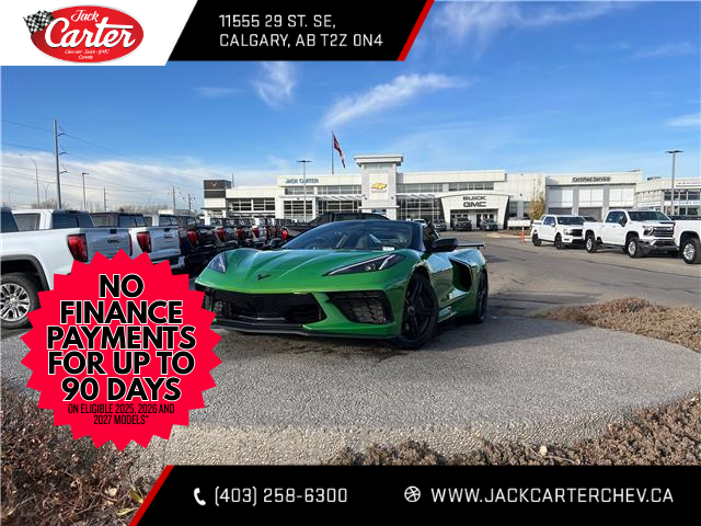 2026 Chevrolet Corvette Stingray (Stk: T5105118) in Calgary - Image 1 of 21