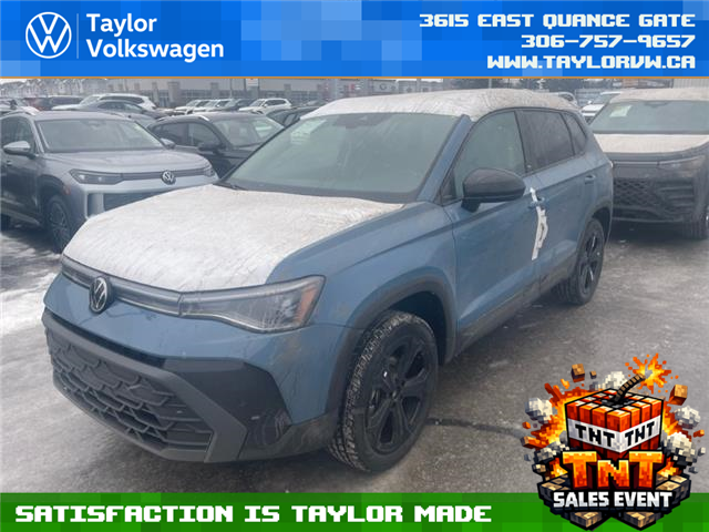 2026 Volkswagen Taos Comfortline Black Edition (Stk: 260168) in Regina - Image 1 of 5