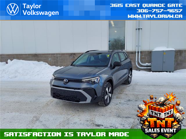 2026 Volkswagen Taos Trendline (Stk: 260158) in Regina - Image 1 of 37