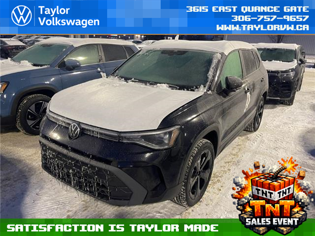 2026 Volkswagen Taos Comfortline Black Edition (Stk: 260187) in Regina - Image 1 of 3