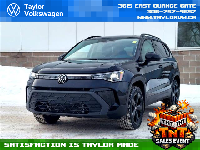 2026 Volkswagen Taos Comfortline Black Edition (Stk: 260166) in Regina - Image 1 of 44
