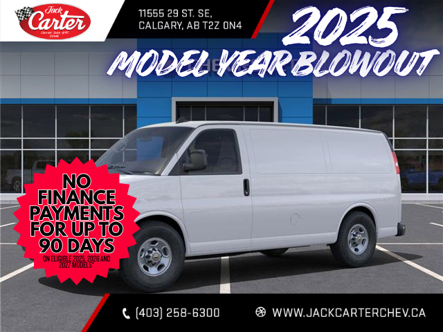 2025 Chevrolet Express 2500 Work Van (Stk: S1124918) in Calgary - Image 1 of 24