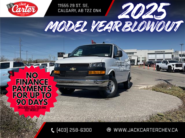 2025 Chevrolet Express 2500 Work Van (Stk: S1180384) in Calgary - Image 1 of 18