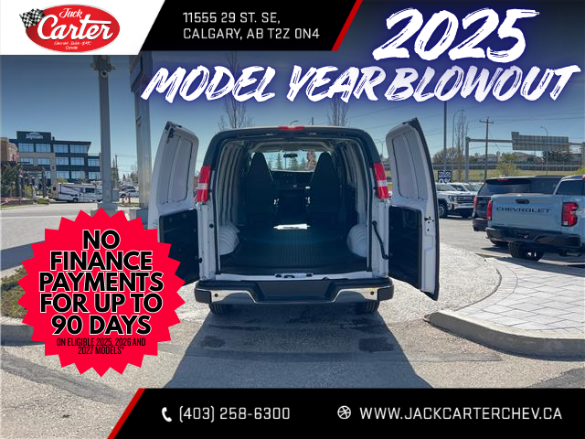 2025 Chevrolet Express 2500 Work Van (Stk: S1180384) in Calgary - Image 18 of 18 2025 Chevrolet Express 2500 Work Van (Stk: S1180384) in Calgary - Image 18 of 18