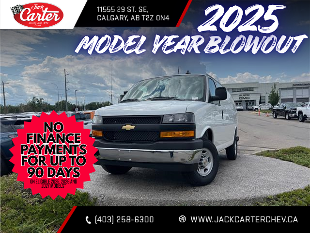 2025 Chevrolet Express 2500 Work Van (Stk: S1236626) in Calgary - Image 1 of 17