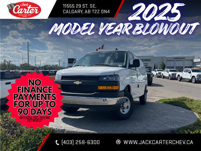 2025 Chevrolet Express 2500 Work Van (Stk: S1251126) in Calgary - Image 1 of 18