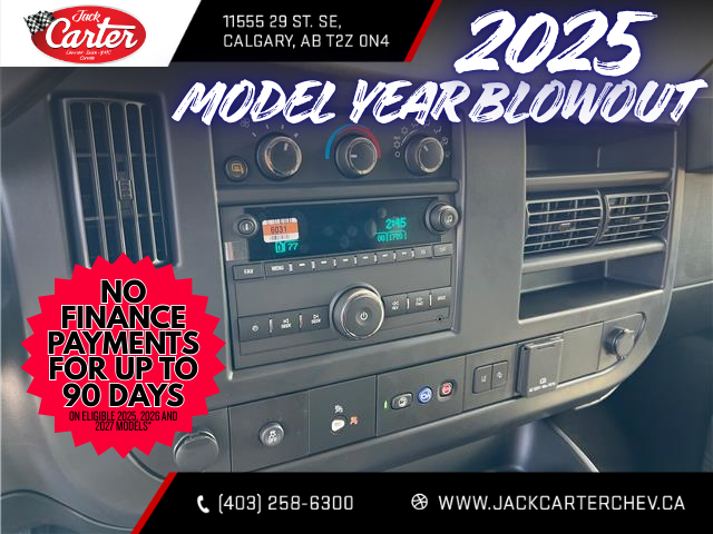 2025 GMC Savana 2500 Work Van (Stk: S1254779) in Calgary - Image 13 of 18