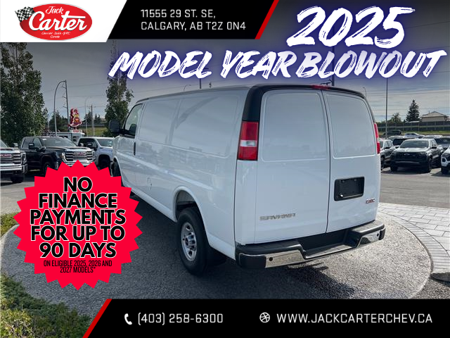 2025 GMC Savana 2500 Work Van (Stk: S1257655) in Calgary - Image 3 of 18