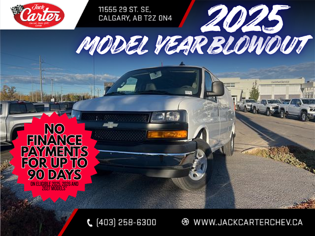 2025 Chevrolet Express 3500 Work Van (Stk: S1267132) in Calgary - Image 1 of 18