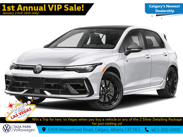 2026 Volkswagen Golf R Black Edition (Stk: TT-191) in Calgary - Image 1 of 9 2026 Volkswagen Golf R Black Edition (Stk: TT-191) in Calgary - Image 1 of 9