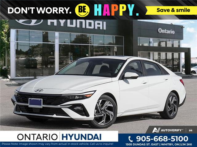 2025 Hyundai Elantra Luxury (Stk: ONH955942) in Whitby - Image 1 of 25