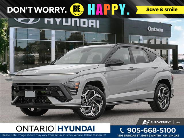 2025 Hyundai Kona 1.6T N Line w/Two-Tone Roof (Stk: ONH307990) in Whitby - Image 1 of 25