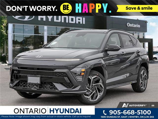 2025 Hyundai Kona 1.6T N Line (Stk: ONH305912) in Whitby - Image 1 of 24