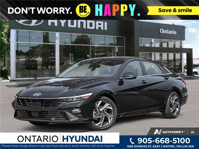 2026 Hyundai Elantra Luxury w/Two-Tone Interior (Stk: 7-1567) in Whitby - Image 1 of 24